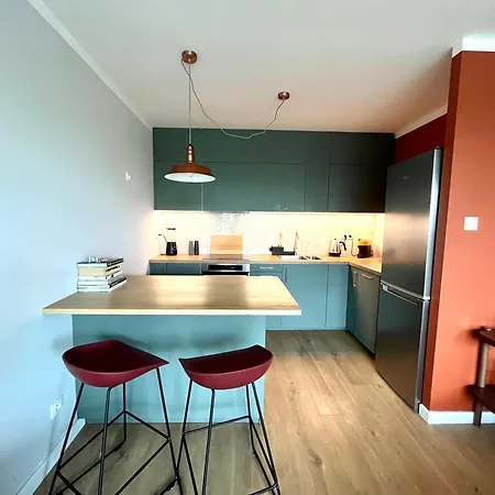 Lägenhet Agapella Apartamenty- Oliwa Park With Balcony